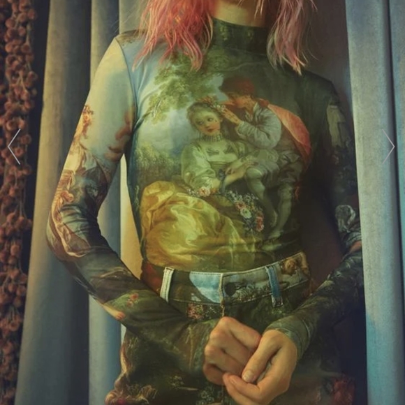 Dolls Kill Tops - Dolls kill Da Vinci's demons mesh top